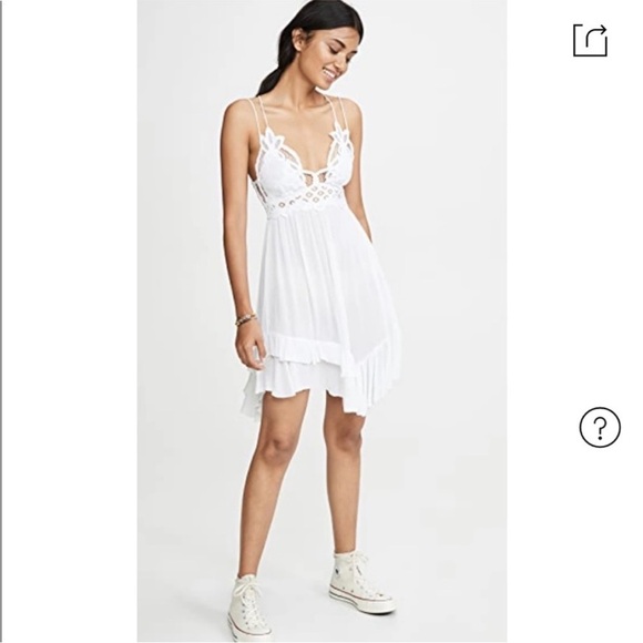 FREE PEOPLE one adelle mini slip dress sz large - Picture 13 of 16